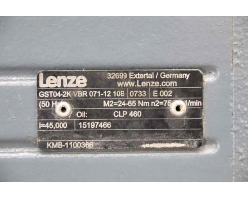 regelbarer Getriebemotor 0,25 kW  75 – 14 U/min von Lenze – GST04-2K  KMB-1100366  MDERA - Bild 8