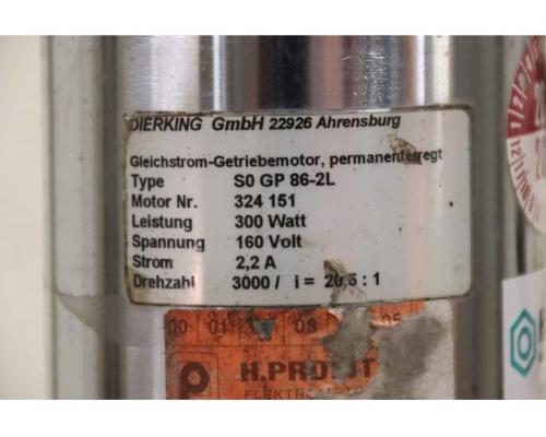 Gleichstrom Getriebemotor 160V 146 U/min von Dierking – SO GP 86-2L - Bild 5