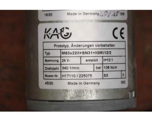 Gleichstrom Getriebemotor 340 U/min von Kählig – M63x22/I+SN31+IGMi12/2 - Bild 7