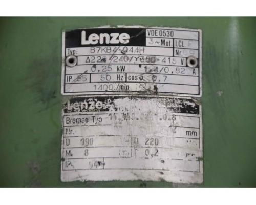 regelbarer Getriebemotor 0,25 kW  130-36 U/min von Lenze – 11.432.10.08.1  B7KB4-044H - Bild 5