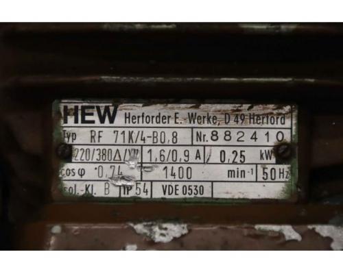 regelbarer Getriebemotor 0,25 kW  18-3,7 U/min von Lenze HEW – 11 33 10 12 1  RF 71K-B0,8/ - Bild 5