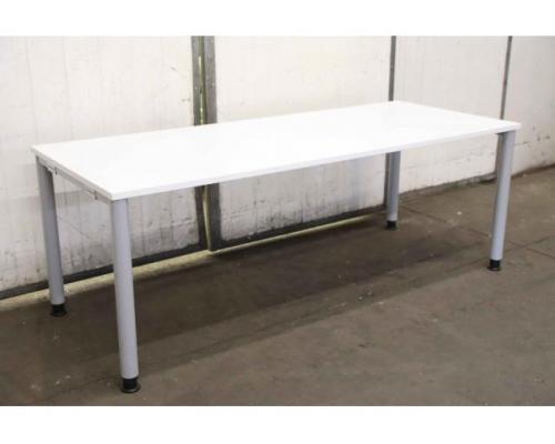 Schreibtisch höhenverstellbar von Palmberg – SYSTO·TEC  2000 x 800 mm - Bild 2