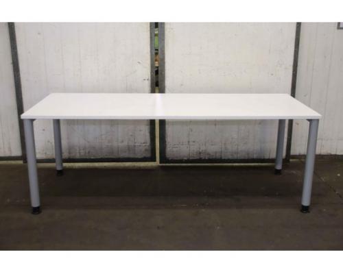 Schreibtisch höhenverstellbar von Palmberg – SYSTO·TEC  2000 x 800 mm - Bild 3