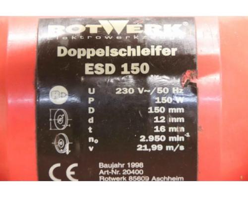 Doppelschleifbock mit Diamantscheiben von Rotwerk – ESD 150 - Bild 4