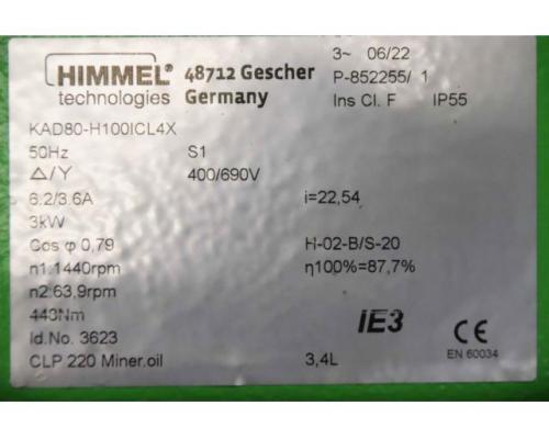 Getriebemotor 3 kW 63,9 U/min von Himmel – KAD80-H100ICL4X - Bild 4