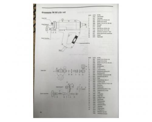 Reka TR 55 LCD HT pneumatische Heissklebepistole - Bild 6