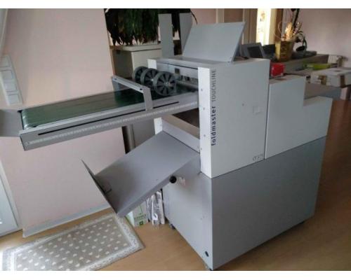 Eurofold Touchline CF 375 Rill- und Falzmaschine mit Ultraschall Doppelbogenkontrolle und langer Ban - Bild 1