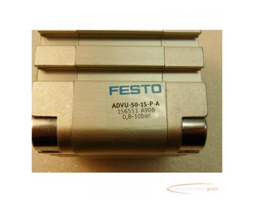 Festo ADVU-50-15-P-A 156551 Zylinder - Bild 2