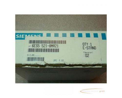 Siemens 6ES5521-8MA21 Baugruppe - Bild 2