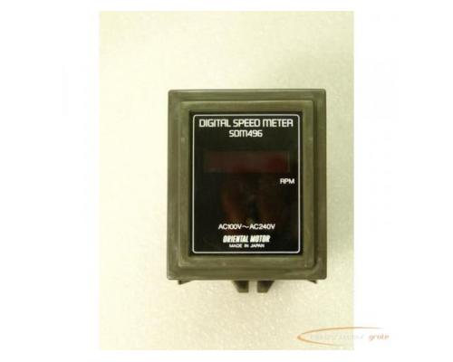 Oriental Motor Co. SDM496 Digital Speed Meter AC 100V ~ 240V - Bild 1