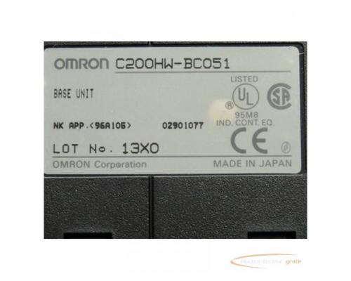 Omron C200HW-BC051 Base Unit - Bild 1