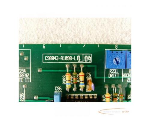 Siemens C98043-A1098-L11 04 / 6RA8261-2CA00 Karte - Bild 2