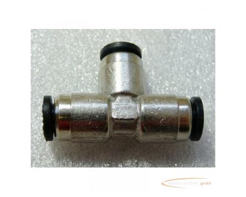 Numatics N110-006-000 Steckfix T-Verschraubung für 6er Schlauch, neu, VPE = 7 Stück - Bild 1