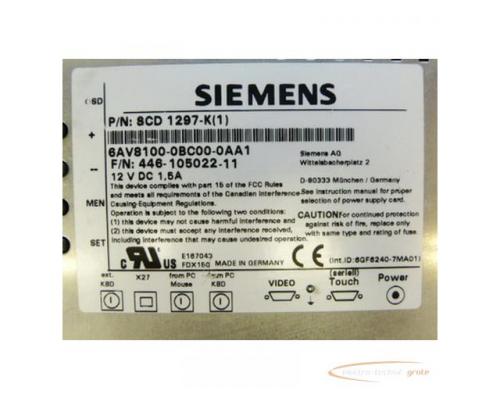 Siemens 6AV8100-0BC00-0AA1 LCD Monitor - Bild 3