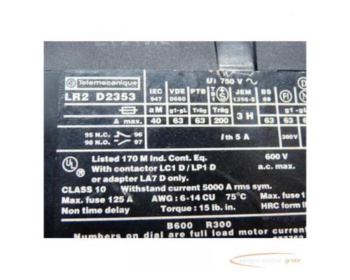 Telemecanique LR2 D2353 Thermal Overload - Bild 3