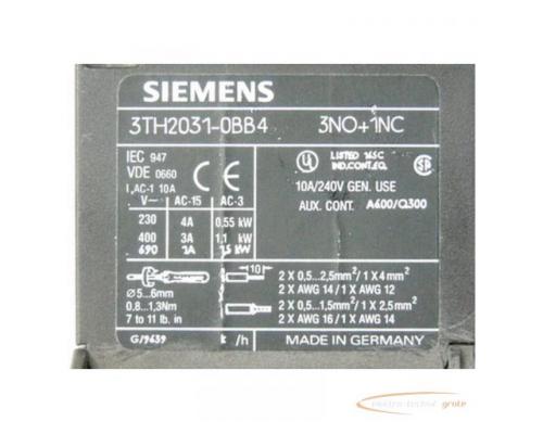 Siemens 3TH2031-0BB4 Schütz - Bild 2