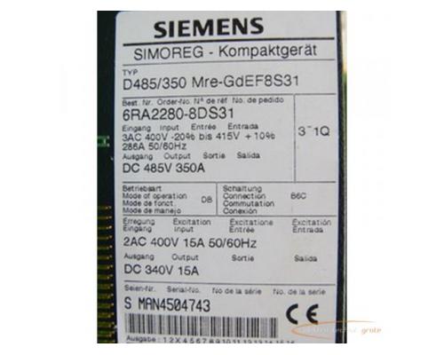 Siemens 6RA2280-8DS31 Stromrichtergerät - Bild 3