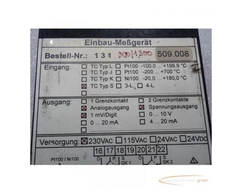 TC Typ S Einbau-Meßgerät - Bild 2