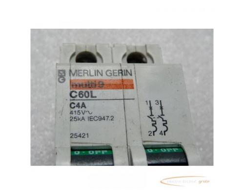 Merlin Gerin multi 9 C60L C4A Sicherungsautomat - Bild 2