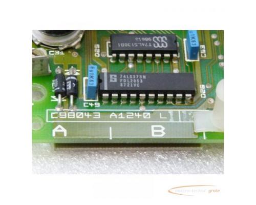 Siemens C98043-A1240-L1 A1 FBG-ELEKTRONIK - Bild 2