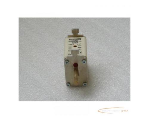 Lindner NH00 GG 125A 500V~ 1B765 Ferraz Shawmut Sicherungseinsatz - Bild 2