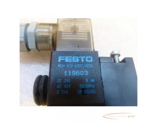 Festo MDH-3/2-24DC/42AC Vorsteuerventil 119603 - Bild 2