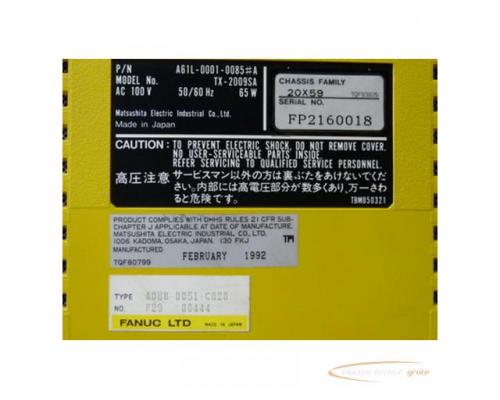 Fanuc A08B-0051-C020 Monitor - Bild 3