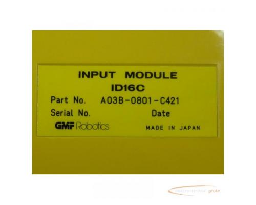 Fanuc ID16C A03B-0801-C421 Input Modul - Bild 2