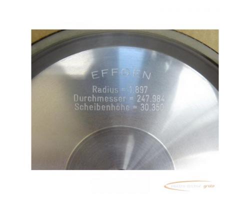 Effgen CBN-Topfscheibe D64 C100 R2-W7 K505NA -br--br-11V4-250-6-3-R2-W7-K505NA-B 64-100-br--br-Radiu - Bild 2