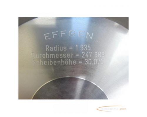 Effgen CBN-Topfscheibe D64 C100 R2-W7 K505NA -br--br-11V4-250-6-3-R2-W7-K505NA-B 64-C100-br--br-Radi - Bild 2