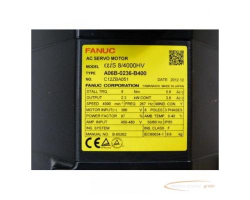 Fanuc A06B-0236-B400 AC Servo Motor + A860-2000-T301 = ungebraucht !! - Bild 2