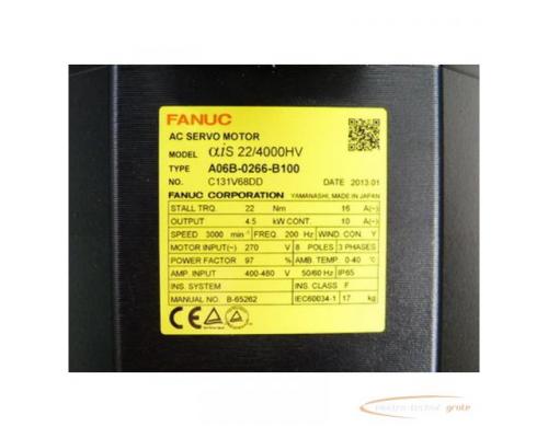 Fanuc A06B-0266-B100 AC Servo Motor + A860-2000-T301 = ungebraucht !! - Bild 2