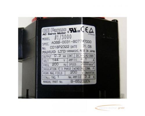 Fanuc A06B-0031-B077#7000 AC Servo Motor - ungebraucht! - - Bild 3