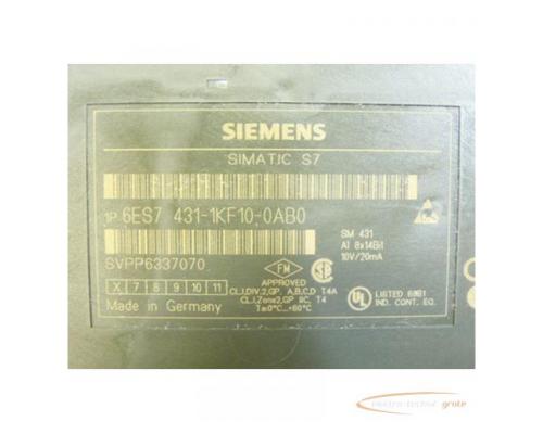 Siemens 6ES7431-1KF10-0AB0 Analogeingabe - Bild 3