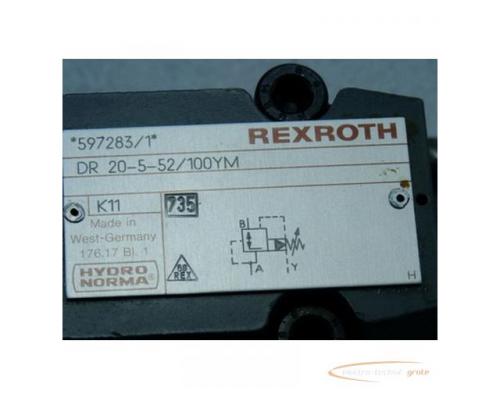 Rexroth DR 20-5-52/100 YM Hydraulikblock mit Ventil Hydronorma gebraucht - Bild 2