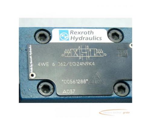 Rexroth Steuerblock 4WEH 16 M71/6EG24 N9TK4 mit Wegeventil 4WE 6 J62/EG24N9K4 24 V DC 1,25 A gebrauc - Bild 2