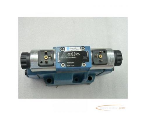 Mannesmann Rexroth 4 WE 6 J62/EG24N9K4 Hydraulikventil 24 V Spulenspannung kompl. mit Steuerblock 4 - Bild 2