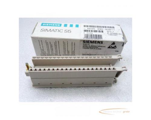 Siemens Simatic S5 6ES5 490-8MB11 Schraubstecker ungebraucht in geöffneter OVP - Bild 2