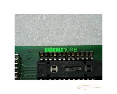 Wöhrle 103B Speichermodul Eprom - Bild 3