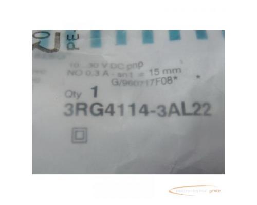 Siemens 3RG4114-3AL22 Induktiver Näherungsschalter BERO 10 .. 30 V DC pnp NO 0 , 3 A - sn 1 = 15 mm - Bild 2