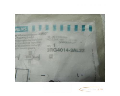 Siemens 3RG4014-3AL22 Induktiver Näherungsschalter BERO 10 .. 30 V DC pnp NO 0 , 3 A - sn1 = 10 mm u - Bild 2