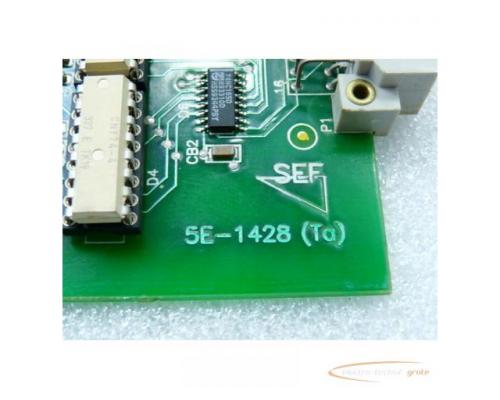 EAST SEF 5E-1428 Input / Output Card Regelkarte aus KUKA Roboter - Bild 2