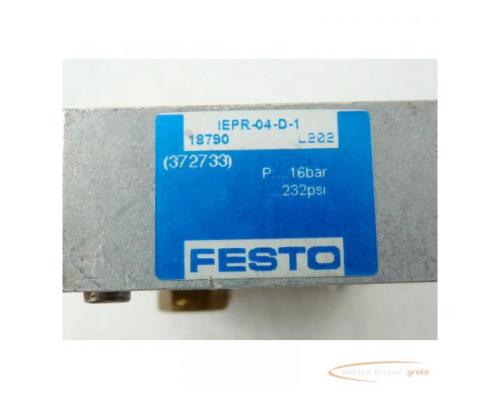 Festo IEPR-04-D-1 Anschlußblock 16 bar 232 psi für Ventilinsel IMP4-04-1-D-1 - Bild 2