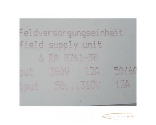 Siemens 6RA8261-3B Feldversorgungseinheit Eingang 380 V 12 A 50 / 60 Hz Ausgang 50 .. 310 V 12 A - Bild 3