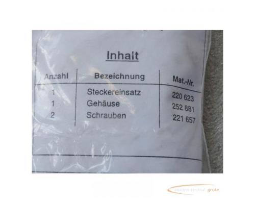 Rexroth Indramat INS0439/L01 Stecker Kit Connector 15 pins ungebraucht in geöffneter OVP - Bild 3