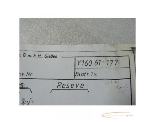 Heyligenstaedt CNC Drehautomat mit Siemens Steuerung SIN 3T Hydraulik Plan Y 160 . 61 - 177 Kom 00 5 - Bild 3