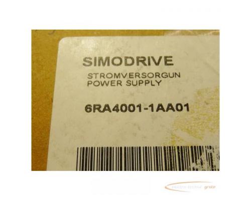 Siemens 6RA4001-1AA01 Simodrive Stromversorgung Power Supply - ungebraucht - in geöffneter OVP - Bild 2