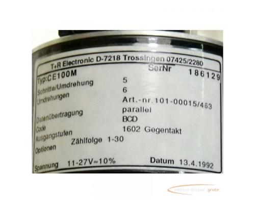 TR electronic CE100M Inkrementaler Drehgeber Encoder Schritte/Umdrehung 5, Umdrehungen 6 Spannung 11 - Bild 3