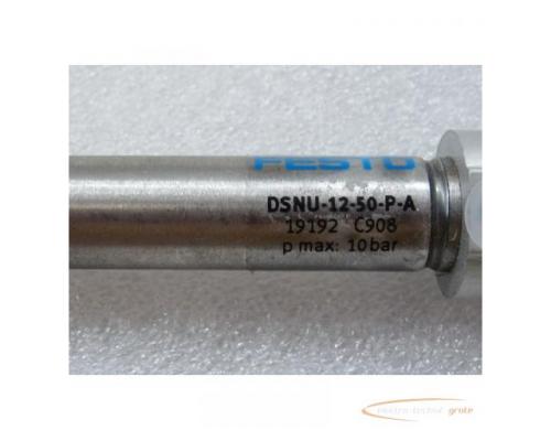 Festo DSNU-12-50-P-A Pneumatik Normzylinder Artikel Nr 19192 max 10 bar - ungebraucht - - Bild 2