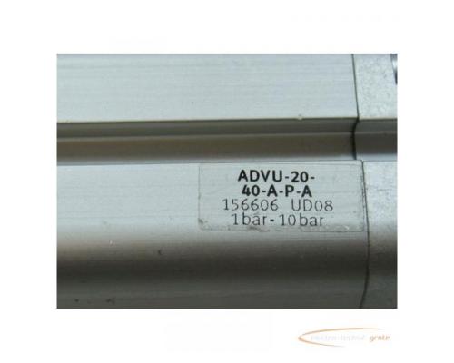 Festo ADVU-20-40-A-P-A Pneumatik Kompaktzylinder Artikel Nr 156606 - ungebraucht - - Bild 2